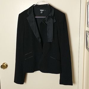 DKNY Formal Single Button Wool Blazer sz 12